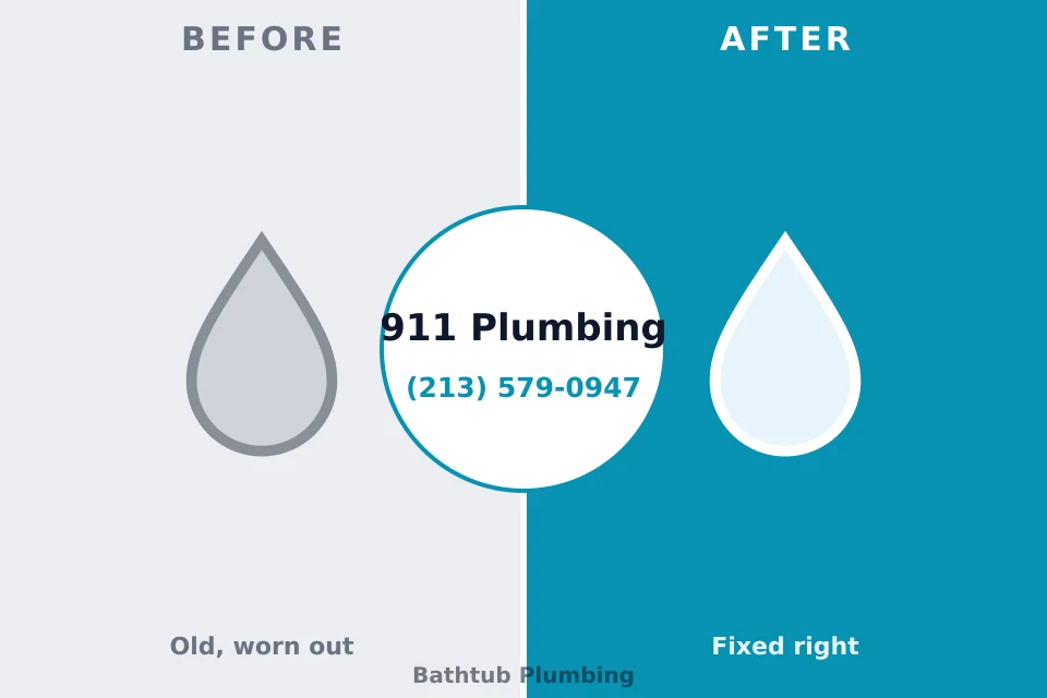 Before and after: plumbing repair Zephyrhills South, FL